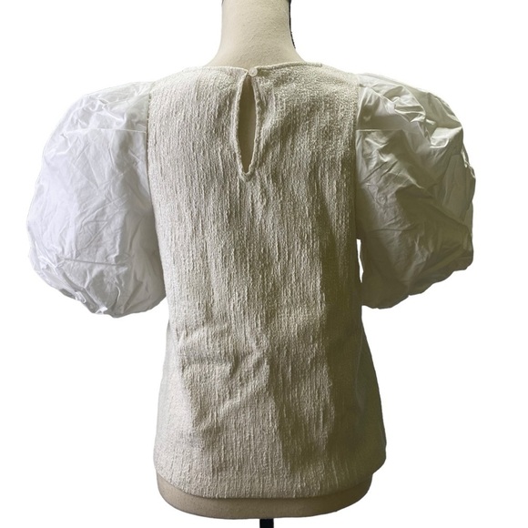 Anthropologie Blouse Sz Small Puffy Sleeves - Picture 4 of 13